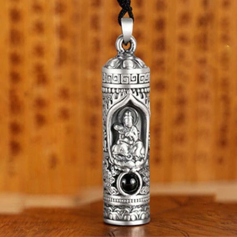 Karma Stone Chinese Zodiac Natal Buddha Projection Prosperity Necklace Pendant