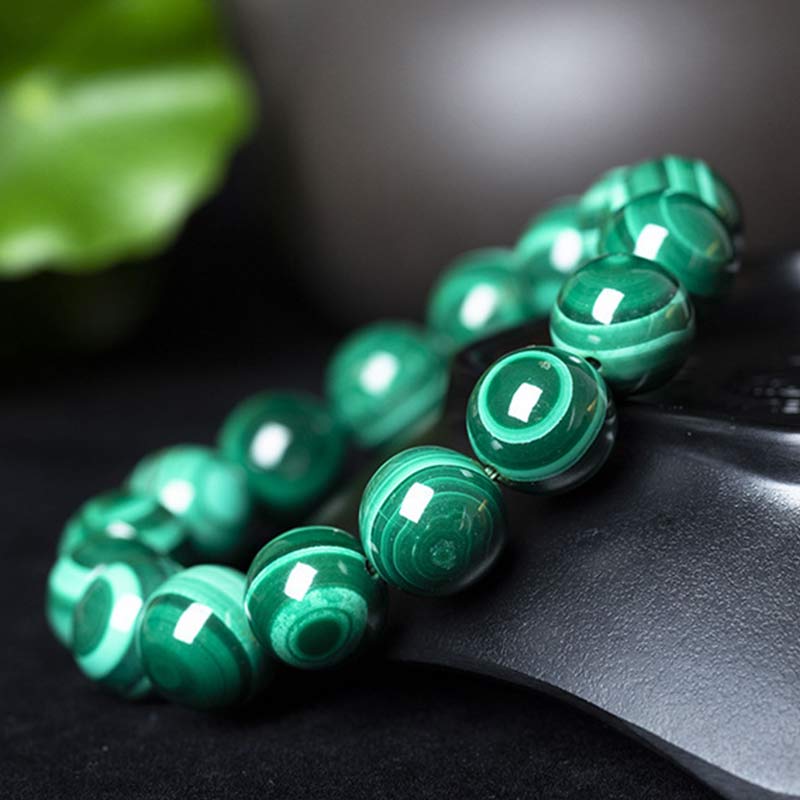 Karma Stone Natural Malachite Protection Calmness Bracelet