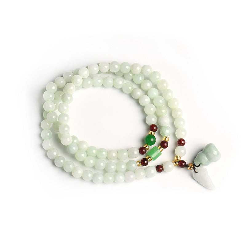 Karma Stone Natural Jade Pixiu Buddha Abundance Bracelet