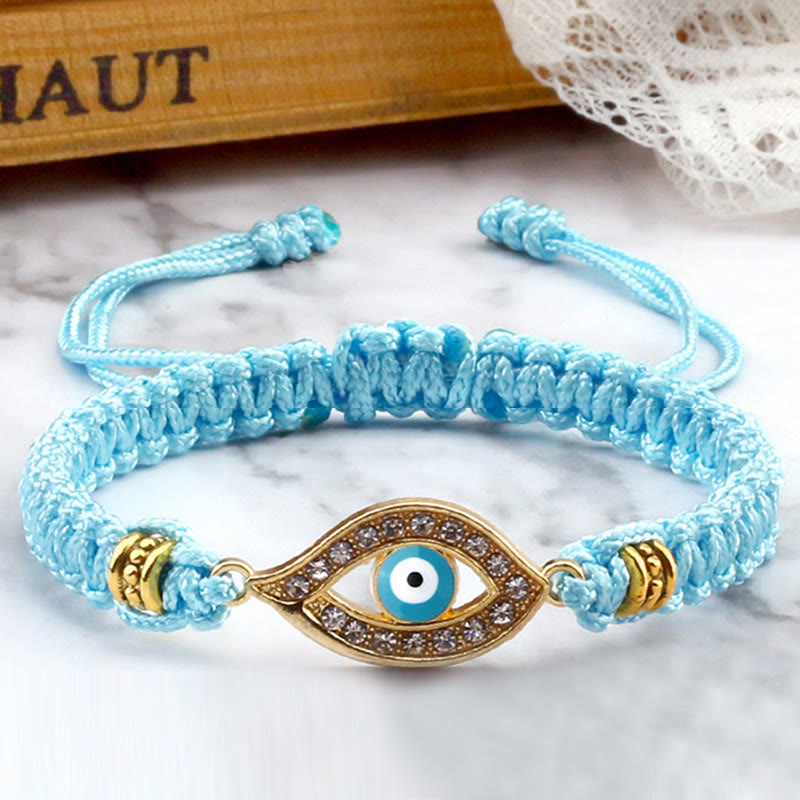 Karma Stone Evil Eye Keep Away Evil Spirits String Bracelet