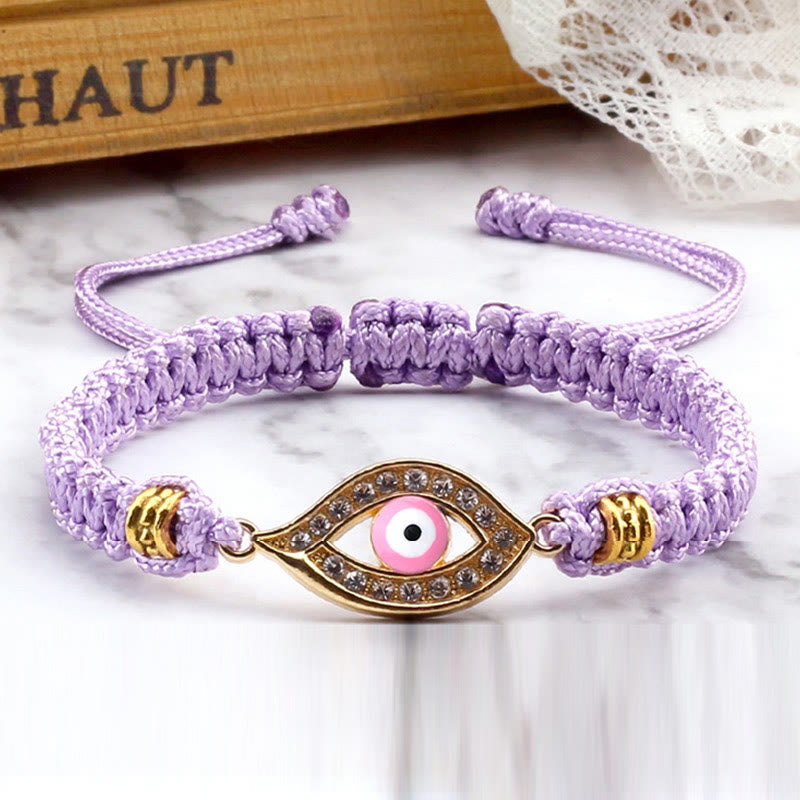 Karma Stone Evil Eye Keep Away Evil Spirits String Bracelet