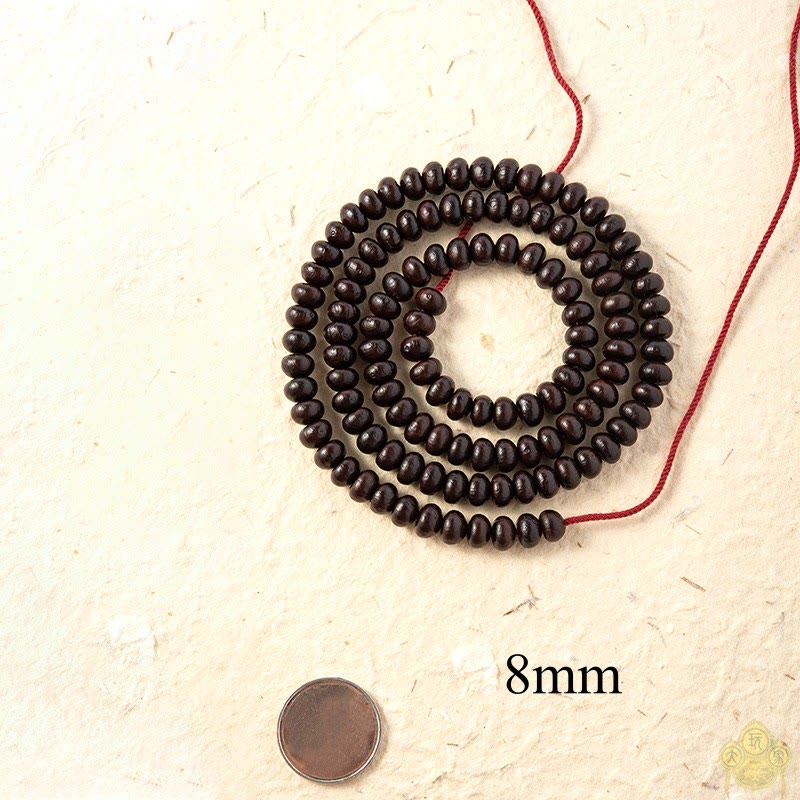 Karma Stone Natural Tibet 108 Mala Beads Purple Bodhi Seed Wealth Bracelet