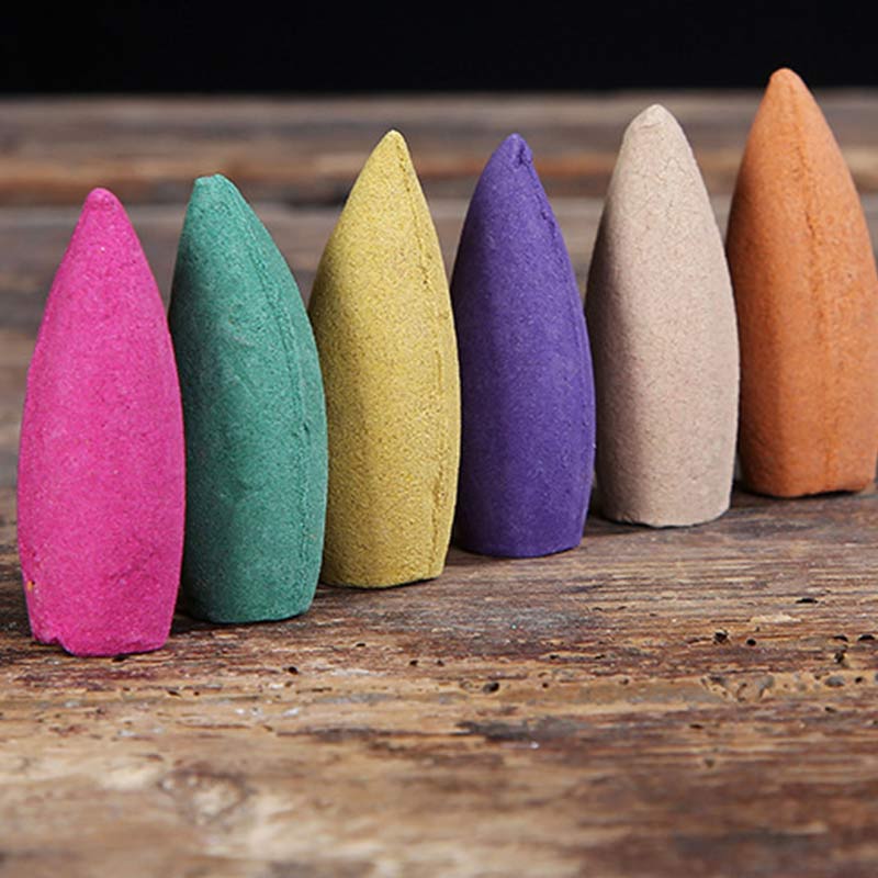 Karma Stone Mixed Aroma Backflow Incense 50 Cones Pack