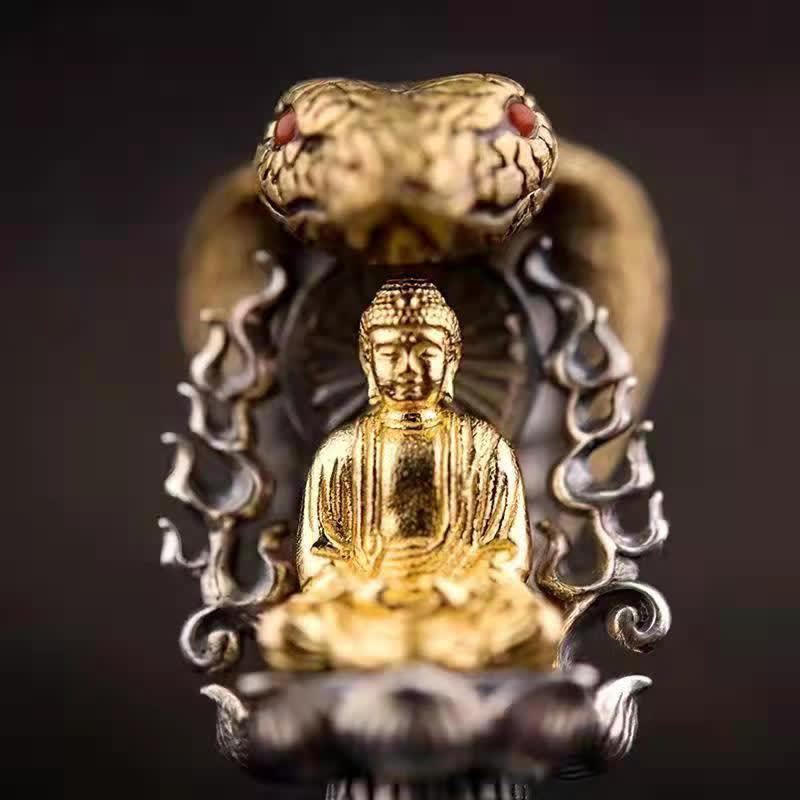 Karma Stone Tibetan Om Mani Padme Hum Buddha Wealth Rotation Necklace Vajra Pendant
