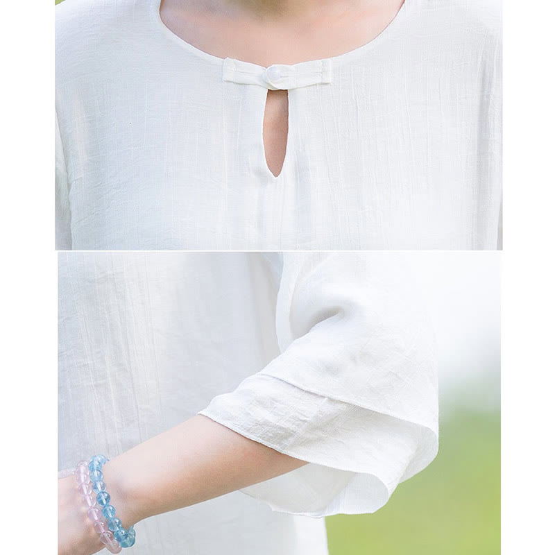 Karma Stone Tai Chi Meditation Prayer Zen Spiritual Morning Practice Clothing Women's Set
