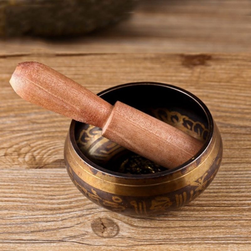 Karma Stone Tibetan Singing Bowl - Meditation, Yoga, Chakra Healing