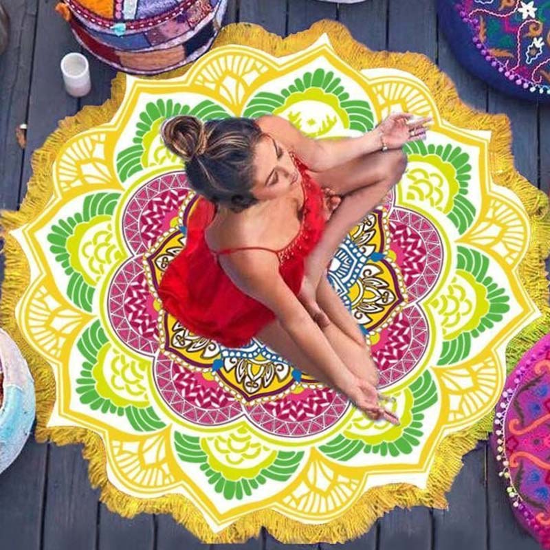 Karma Stone Tibetan Mandala Harmony Mat Decoration