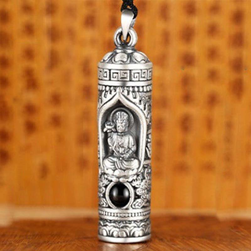 Karma Stone Chinese Zodiac Natal Buddha Projection Prosperity Necklace Pendant