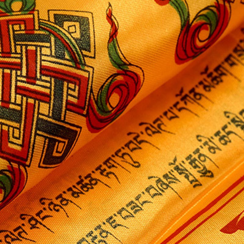 Karma Stone Tibetan Lucky Blessing 5 Colors Khata Decoration