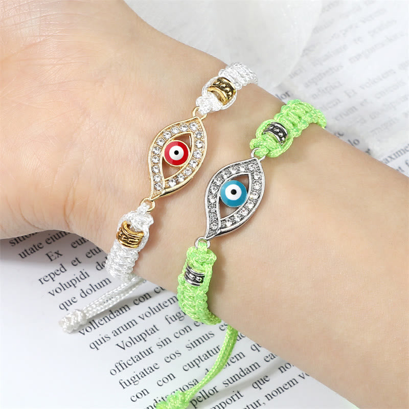 Karma Stone Evil Eye Keep Away Evil Spirits String Bracelet