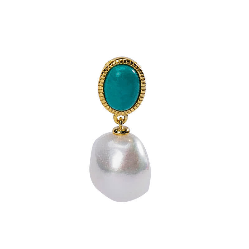 Karma Stone 925 Sterling Silver Pearl Turquoise Healing Ring Earrings Necklace Pendant