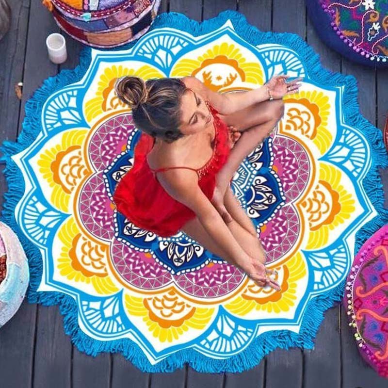 Karma Stone Tibetan Mandala Harmony Mat Decoration