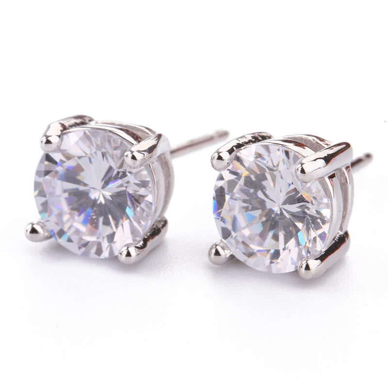 Karma Stone Natural Various Gemstone Amethyst Love Earrings