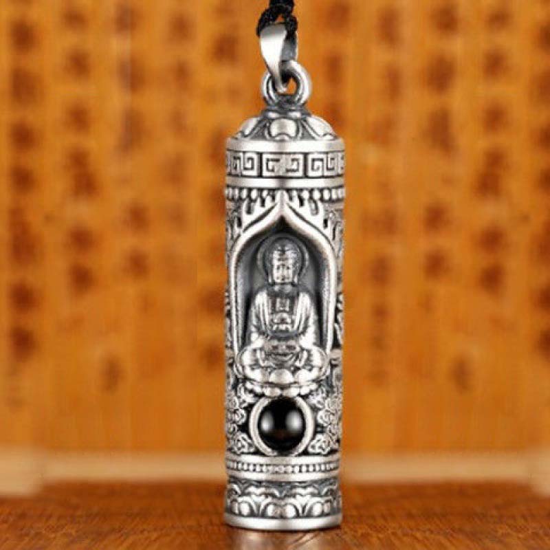 Karma Stone Chinese Zodiac Natal Buddha Projection Prosperity Necklace Pendant