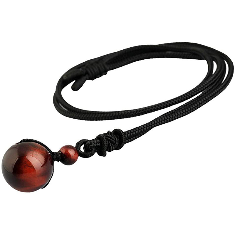 Karma Stone Tibetan Tiger's Eye Protection Necklace