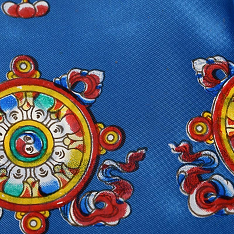 Karma Stone Tibetan Lucky Blessing 5 Colors Khata Decoration