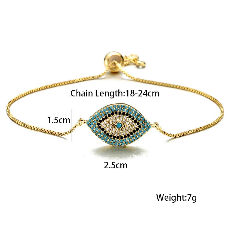Karma Stone Evil Eye Protection Healing Bracelet