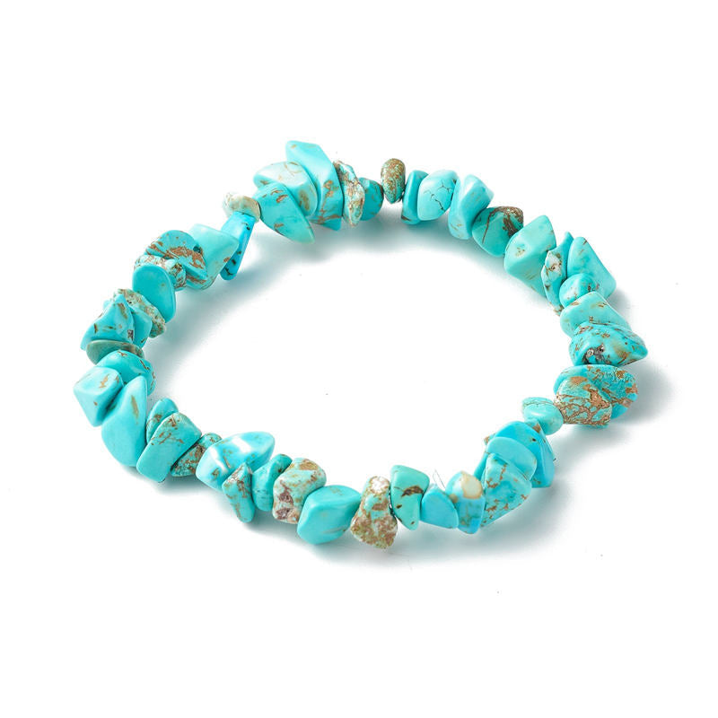 Karma Stone Amethyst Lazurite Various Crystal Stone Healing Positive Bracelet