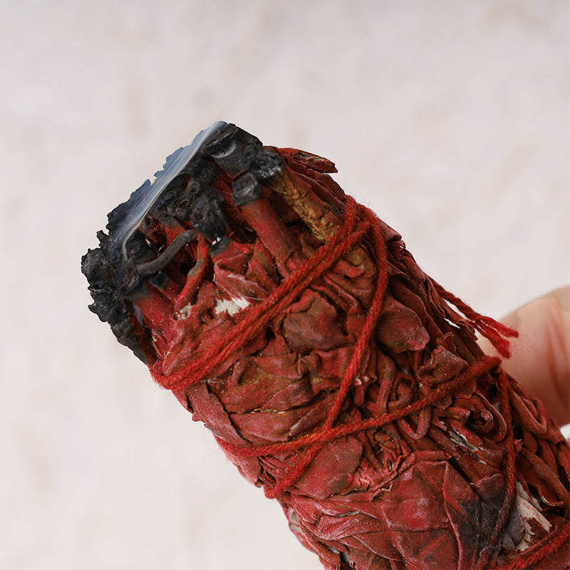 Karma Stone Dragon's Blood Sage Smudge Stick for Home Negative Energy Cleansing Incense Healing Meditation Rituals