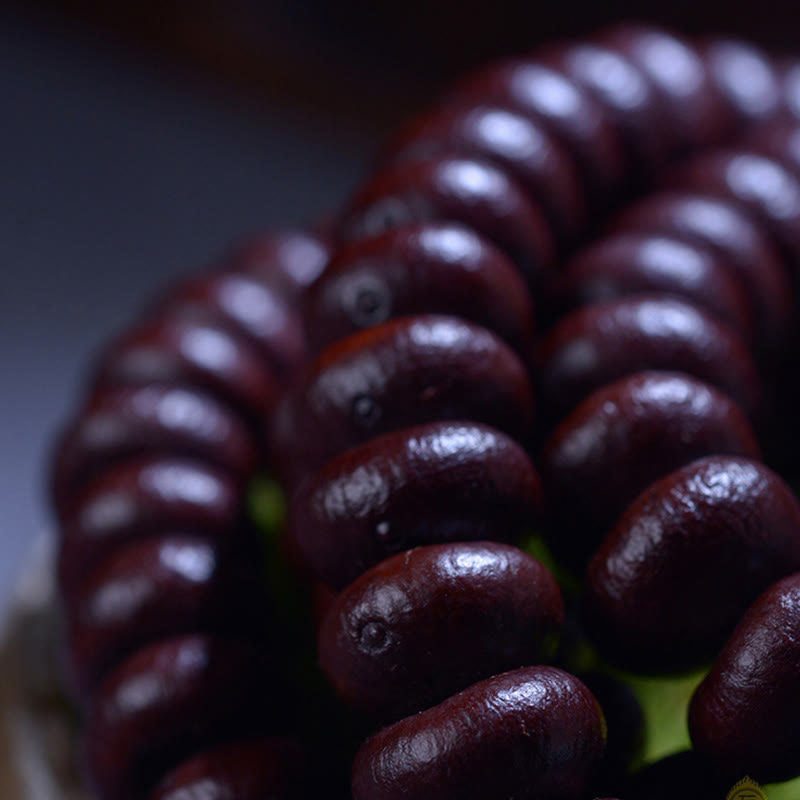 Karma Stone Natural Tibet 108 Mala Beads Purple Bodhi Seed Wealth Bracelet