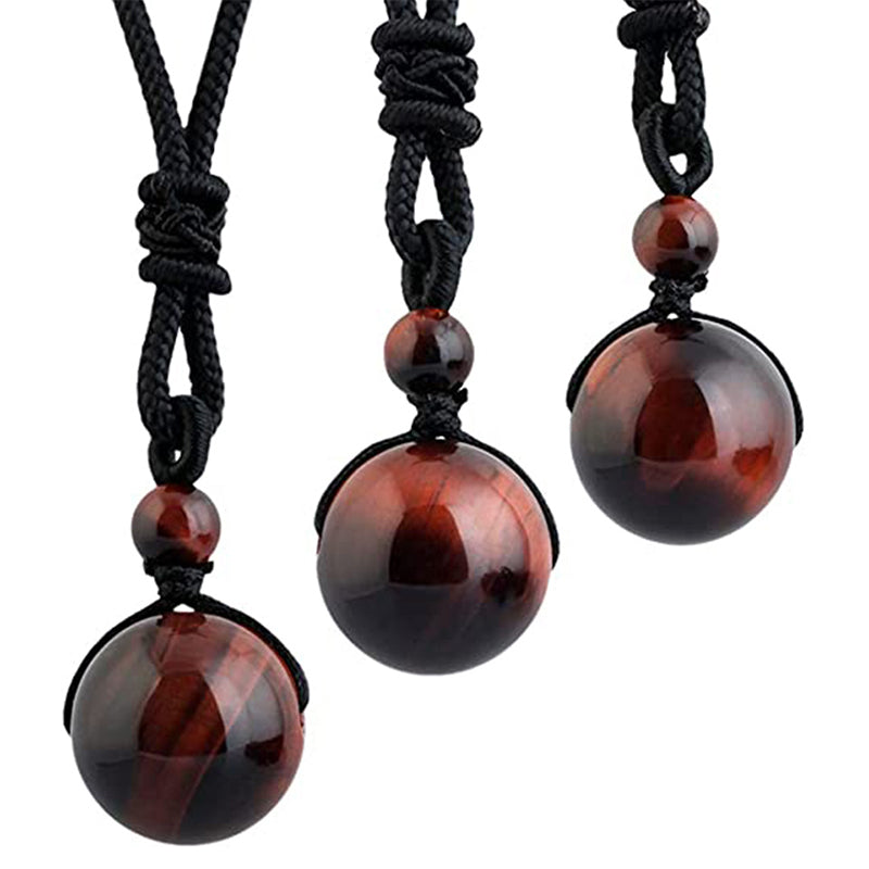 Karma Stone Tibetan Tiger's Eye Protection Necklace