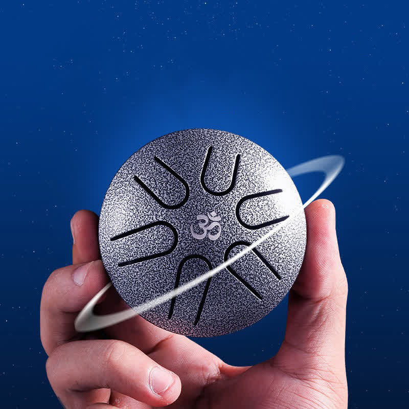 Karma Stone Mini Steel Tongue Drum 3 Inch Sound Healing Drum Kit