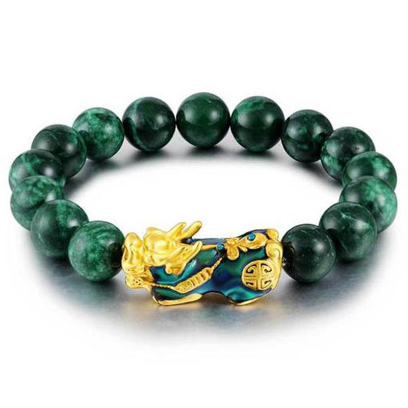 Karma Stone FengShui PiXiu Jade Protection Bracelet
