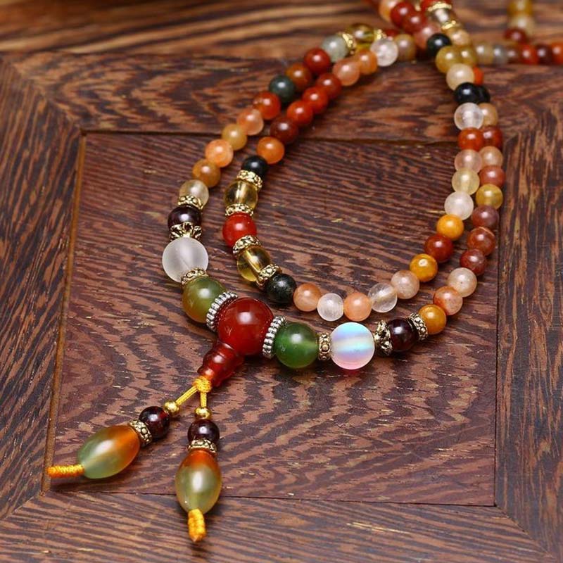 Karma Stone The 108 Quartz Healing Mala Bracelet
