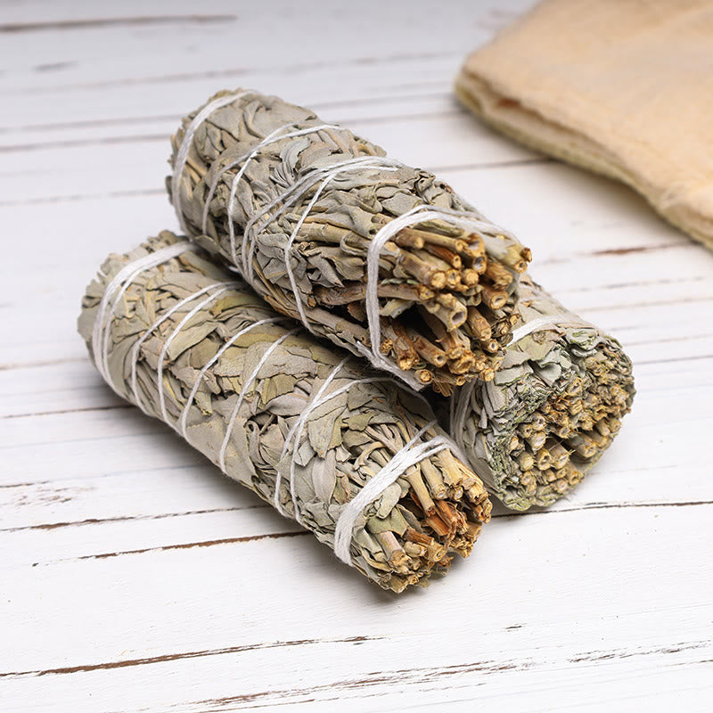 Karma Stone Smudge Stick for Home Cleansing Incense Healing Meditation and California Smudge Sticks Rituals
