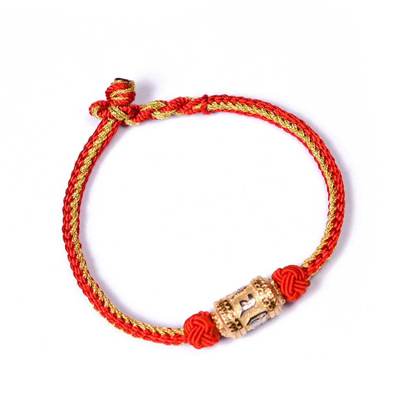 Karma Stone Tibetan Mantra Bracelet - Luck & Protection