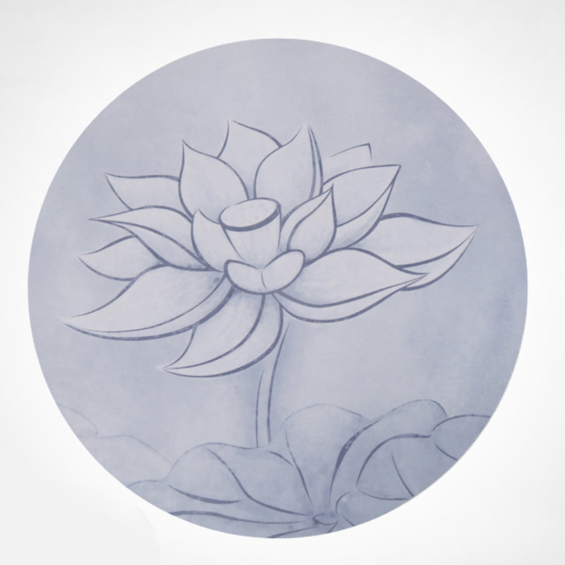 Karma Stone Lotus Mandala Pattern Foldable Yoga Meditation Seat Mat Home Decoration