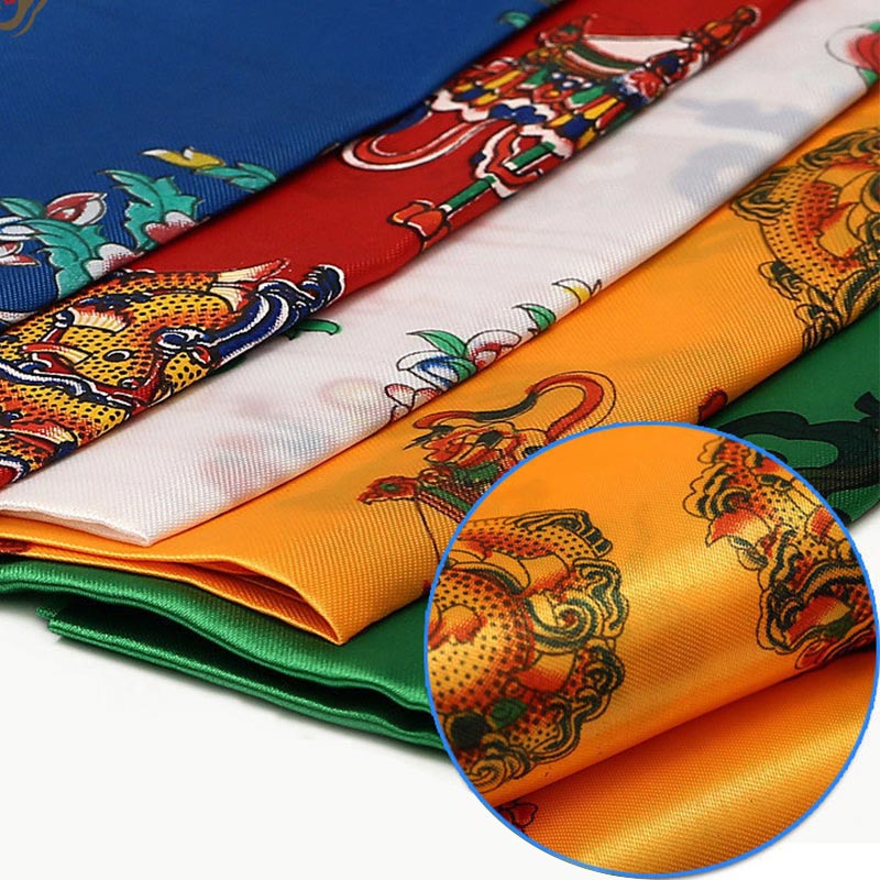 Karma Stone Tibetan Lucky Blessing 5 Colors Khata Decoration