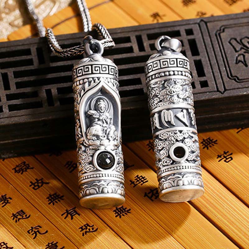 Karma Stone Chinese Zodiac Natal Buddha Projection Prosperity Necklace Pendant