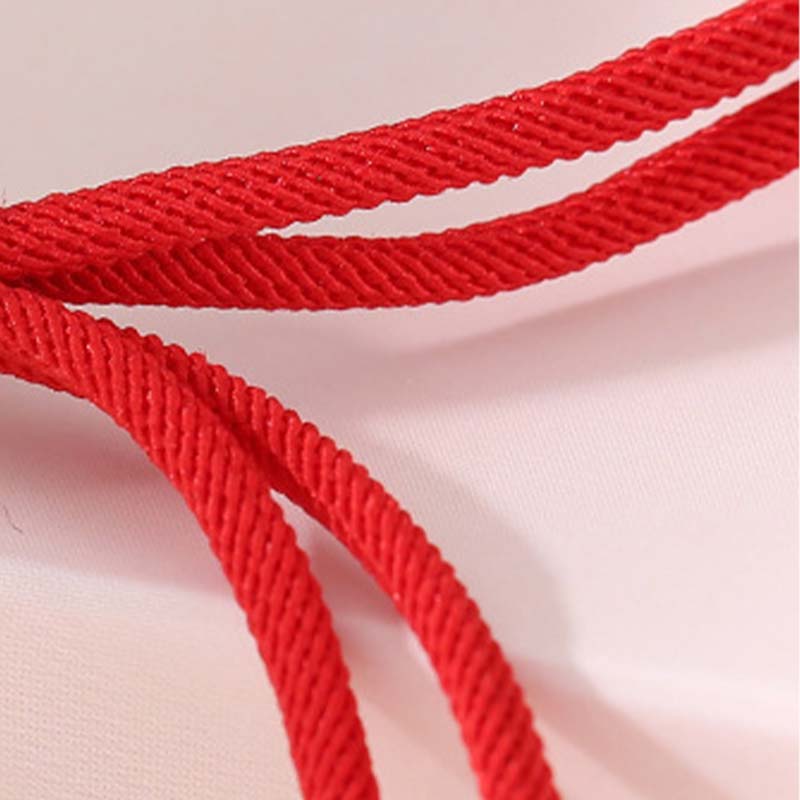 Karma Stone 925 Sterling Silver Red String Layered Braid Bracelet