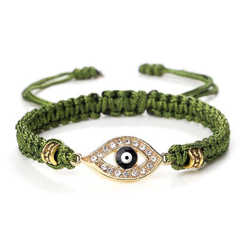 Karma Stone Evil Eye Keep Away Evil Spirits String Bracelet