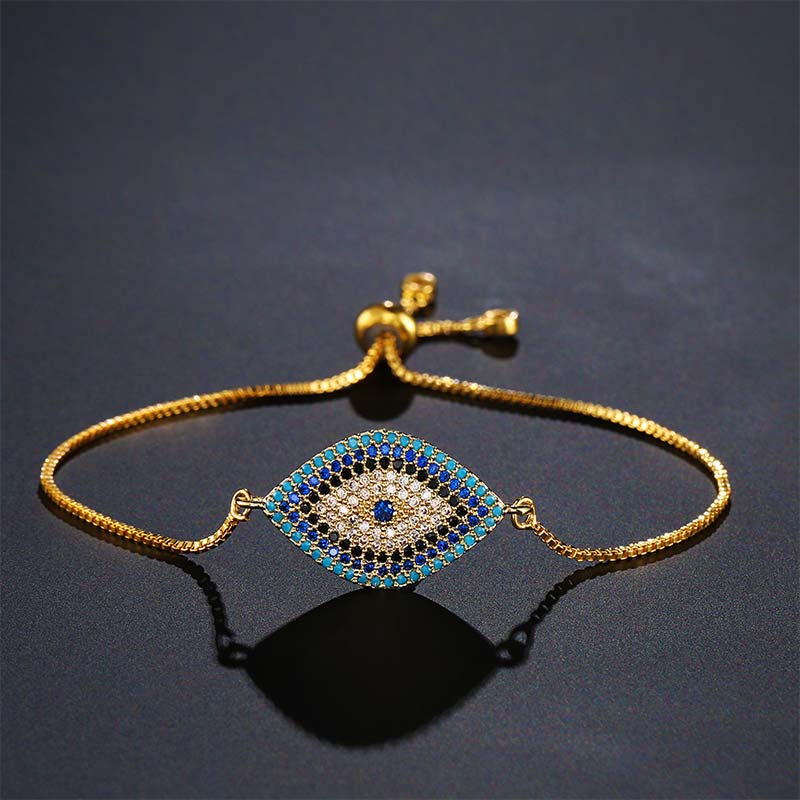 Karma Stone Evil Eye Protection Healing Bracelet