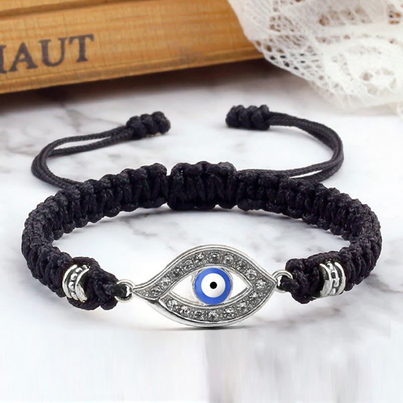 Karma Stone Evil Eye Keep Away Evil Spirits String Bracelet