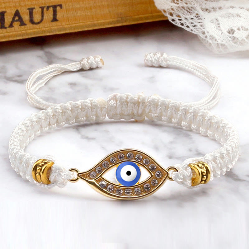 Karma Stone Evil Eye Keep Away Evil Spirits String Bracelet
