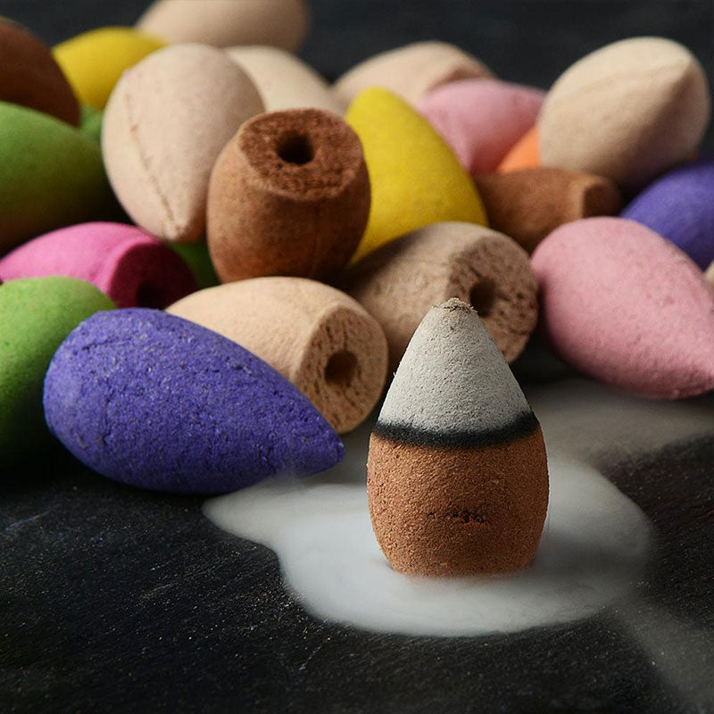 Karma Stone Mixed Aroma Backflow Incense 50 Cones Pack