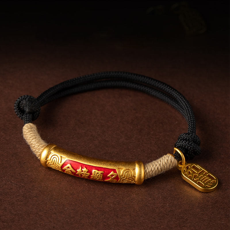 Karma Stone 999 Sterling Silver Tibet Handmade Om Mani Padme Hum Fu Character TopRank Character Luck Braided Bracelet