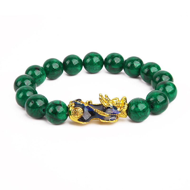 Karma Stone FengShui PiXiu Jade Protection Bracelet