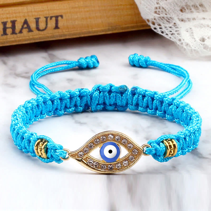 Karma Stone Evil Eye Keep Away Evil Spirits String Bracelet