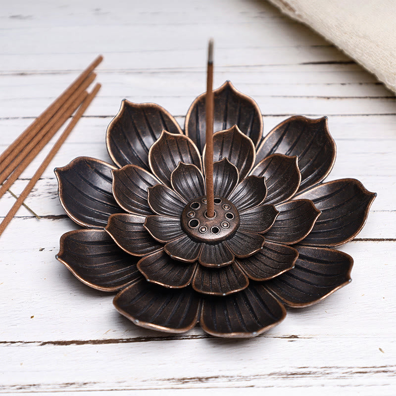 Karma Stone Creative Six-hole Lotus Incense Burner