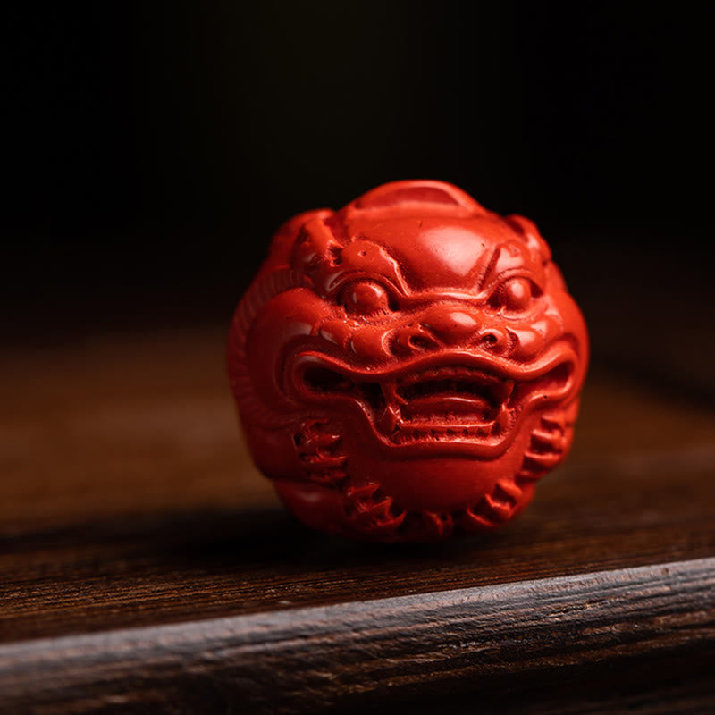 Karma Stone Tibet Om Mani Padme Hum PiXiu Copper Coin Small Leaf Red Sandalwood Cinnabar Protection Key Chain