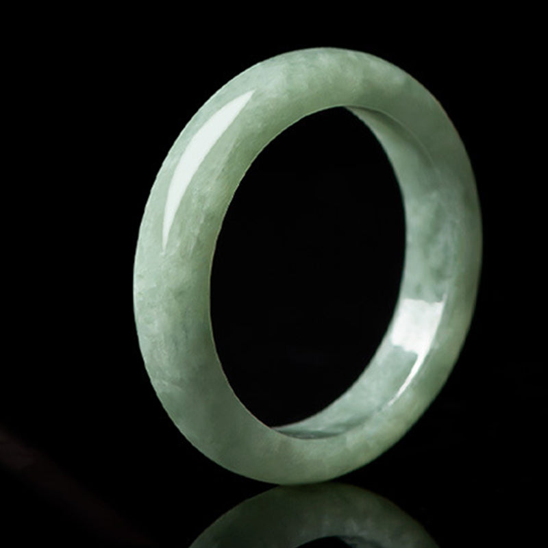 Karma Stone Natural Jade Prosperity Abundance Ring