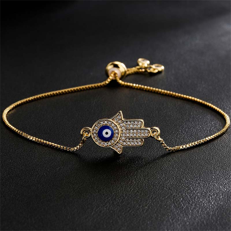 Karma Stone Evil Eye Protection Courage Bracelet