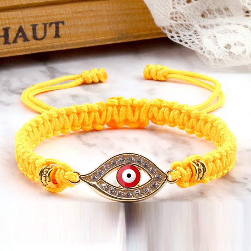 Karma Stone Evil Eye Keep Away Evil Spirits String Bracelet