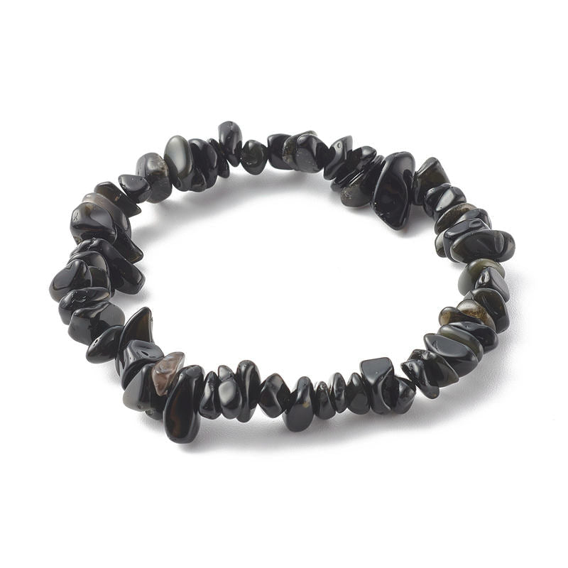 Karma Stone Amethyst Lazurite Various Crystal Stone Healing Positive Bracelet