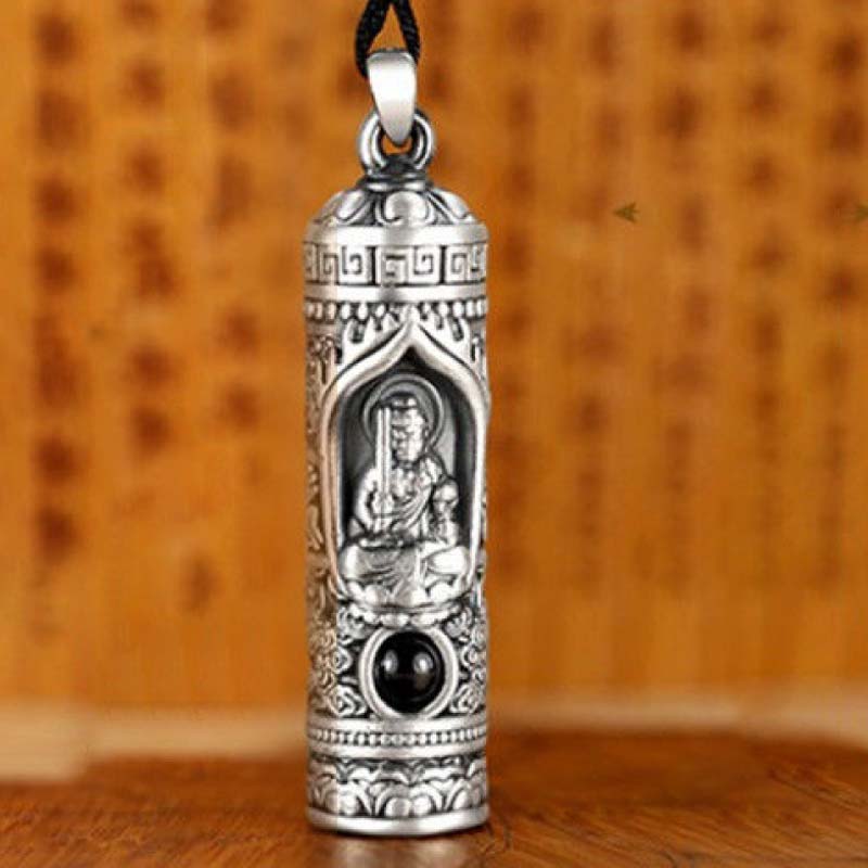 Karma Stone Chinese Zodiac Natal Buddha Projection Prosperity Necklace Pendant
