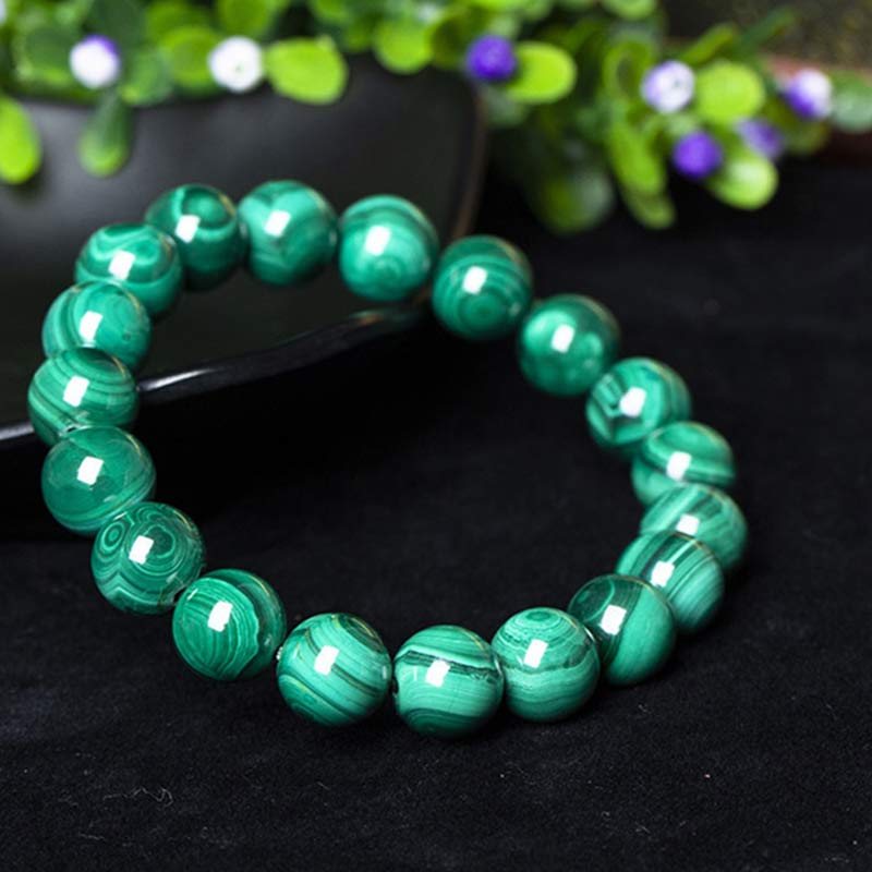 Karma Stone Natural Malachite Protection Calmness Bracelet